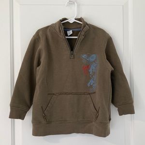 GAP Boys Half Zip Jacket with pocket